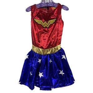 Wonder Woman Dog Costume Large DC Comics Rubies Superhero Dress Headpiece New